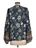 Unbranded Blue Long Sleeve Blouse Size L - photo 2