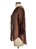 Unbranded 100% Polyester Brown 3/4 Sleeve Blouse Size S - photo 5