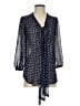 Xhilaration 100% Polyester Blue 3/4 Sleeve Blouse Size S - photo 1