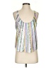 Rory Beca 100% Silk Silver Sleeveless Silk Top Size S - photo 1