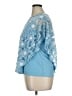 Notations Blue Short Sleeve Blouse Size XL - photo 5