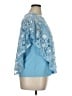 Notations Blue Short Sleeve Blouse Size XL - photo 4