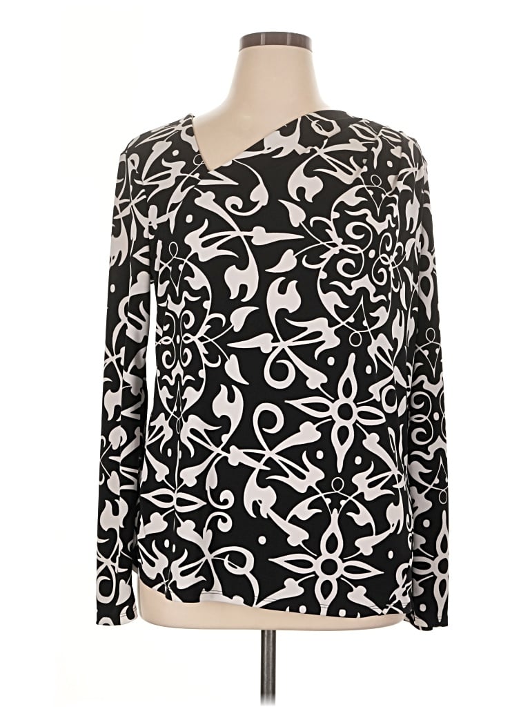 Pre-owned Narciso Rodriguez Long Sleeve Blouse In Black