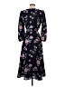 Eliza J 100% Polyester Floral Black Casual Dress Size 4 - photo 2