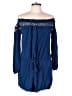 Green Dragon 100% Rayon Solid Blue Romper Size XL - photo 1
