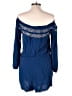 Green Dragon 100% Rayon Solid Blue Romper Size XL - photo 2