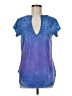 Unbranded 100% Polyester Blue Short Sleeve T-Shirt Size M - photo 1