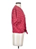 Rails 100% Silk Polka Dots Red Short Sleeve Silk Top Size XS - photo 4