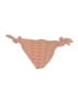 Eberjey Checkered-gingham Brown Swimsuit Bottoms Size L - photo 2