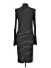 ATM Stripes Black Casual Dress Size L - photo 2
