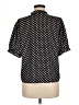 Sanctuary 100% Recycled Polyester Polka Dots Black Short Sleeve Blouse Size M - photo 2