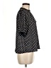 Sanctuary 100% Recycled Polyester Polka Dots Black Short Sleeve Blouse Size M - photo 4