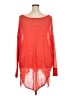 We the Free Orange Red Pullover Sweater Size M - photo 2