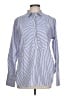 Cortland Park Stripes Blue Long Sleeve Button-Down Shirt Size L - photo 1