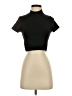 Cotton Candy LA Black Short Sleeve Turtleneck Size S - photo 1