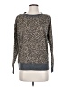Splendid Animal Print Gray Long Sleeve T-Shirt Size S - photo 1