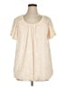 Maurices Ivory Short Sleeve Blouse Size 16 (1) - photo 1