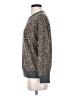 Splendid Animal Print Gray Long Sleeve T-Shirt Size S - photo 5