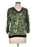 Assorted Brands 100% Polyester Green 3/4 Sleeve Blouse Size L - photo 1