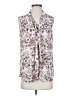 Liz Claiborne Career 100% Polyester Silver Sleeveless Blouse Size S - photo 1