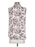 Liz Claiborne Career 100% Polyester Silver Sleeveless Blouse Size S - photo 2