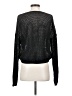 Double Zero Metallic Black Pullover Sweater Size S - photo 2