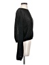 Double Zero Metallic Black Pullover Sweater Size S - photo 4