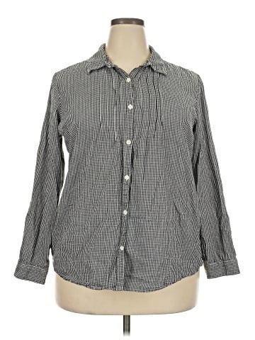 White Stag Long Sleeve Button-Down Shirt (view 1)