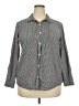 White Stag 100% Cotton Houndstooth Gray Long Sleeve Button-Down Shirt Size 20 - photo 1