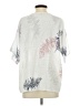 Charlie 100% Cotton White Short Sleeve Blouse Size S - photo 2