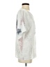 Charlie 100% Cotton White Short Sleeve Blouse Size S - photo 4