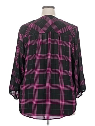 Torrid 3/4 Sleeve Blouse (view 2)