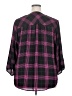 Torrid 100% Polyester Purple 3/4 Sleeve Blouse Size 2X Plus (2) - photo 2