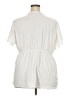 Unbranded 100% Polyester Ivory Short Sleeve Blouse Size 4XL - photo 2