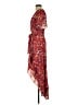 Parker 100% Polyester Paisley Red Casual Dress Size XS - photo 5