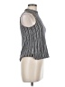 Madewell Stripes Black Sleeveless Blouse Size M - photo 4