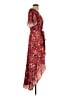 Parker 100% Polyester Paisley Red Casual Dress Size XS - photo 4