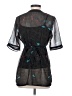 Esprit Black Short Sleeve Blouse Size 4 - photo 2