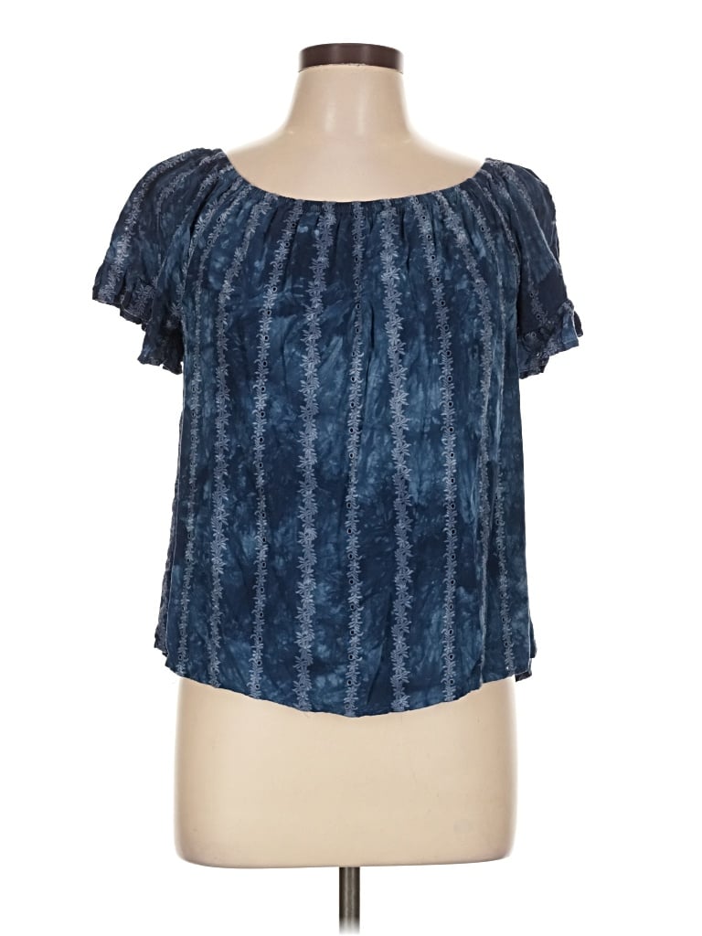 Pre-owned Knox Rose Short Sleeve T-shirt In Blue