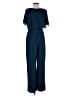 Connected Apparel Solid Blue Teal Jumpsuit Size 10 - photo 2