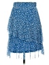 Pieces Paisley Blue Casual Skirt Size XS - photo 1