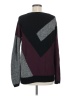 Trouve Color Block Burgundy Pullover Sweater Size M - photo 2