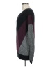 Trouve Color Block Burgundy Pullover Sweater Size M - photo 5