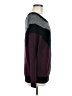 Trouve Color Block Burgundy Pullover Sweater Size M - photo 4