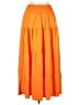 Unbranded 100% Polyester Solid Orange Casual Skirt Size L - photo 2