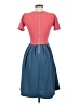 Lularoe Color Block Blue Cocktail Dress Size S - photo 2