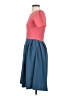Lularoe Color Block Blue Cocktail Dress Size S - photo 5