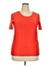 Armani Collezioni Orange Short Sleeve Top Size 18 - photo 1