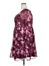 Torrid 100% Polyester Floral Burgundy Cocktail Dress Size 2X Plus (2) - photo 5
