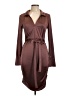 Louna 100% Polyester Brown Casual Dress Size L - photo 1